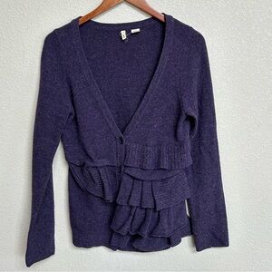 Moth Purple Women's Cardigan Sweater